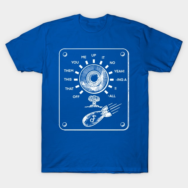 F-Bomb Selector Royal Remix T-Shirt by olive sthis